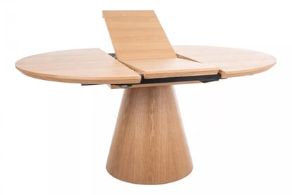 Okrúhly stôl Lureno 120-160 cm rozkladací - prírodný dub Stôl okragly Lureno 120-160 cm rozkladany - Dub prírodné