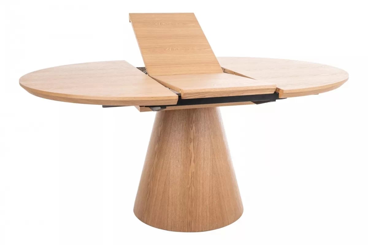 Okrúhly stôl Lureno 120-160 cm rozkladací - prírodný dub Stôl okragly Lureno 120-160 cm rozkladany - Dub prírodné