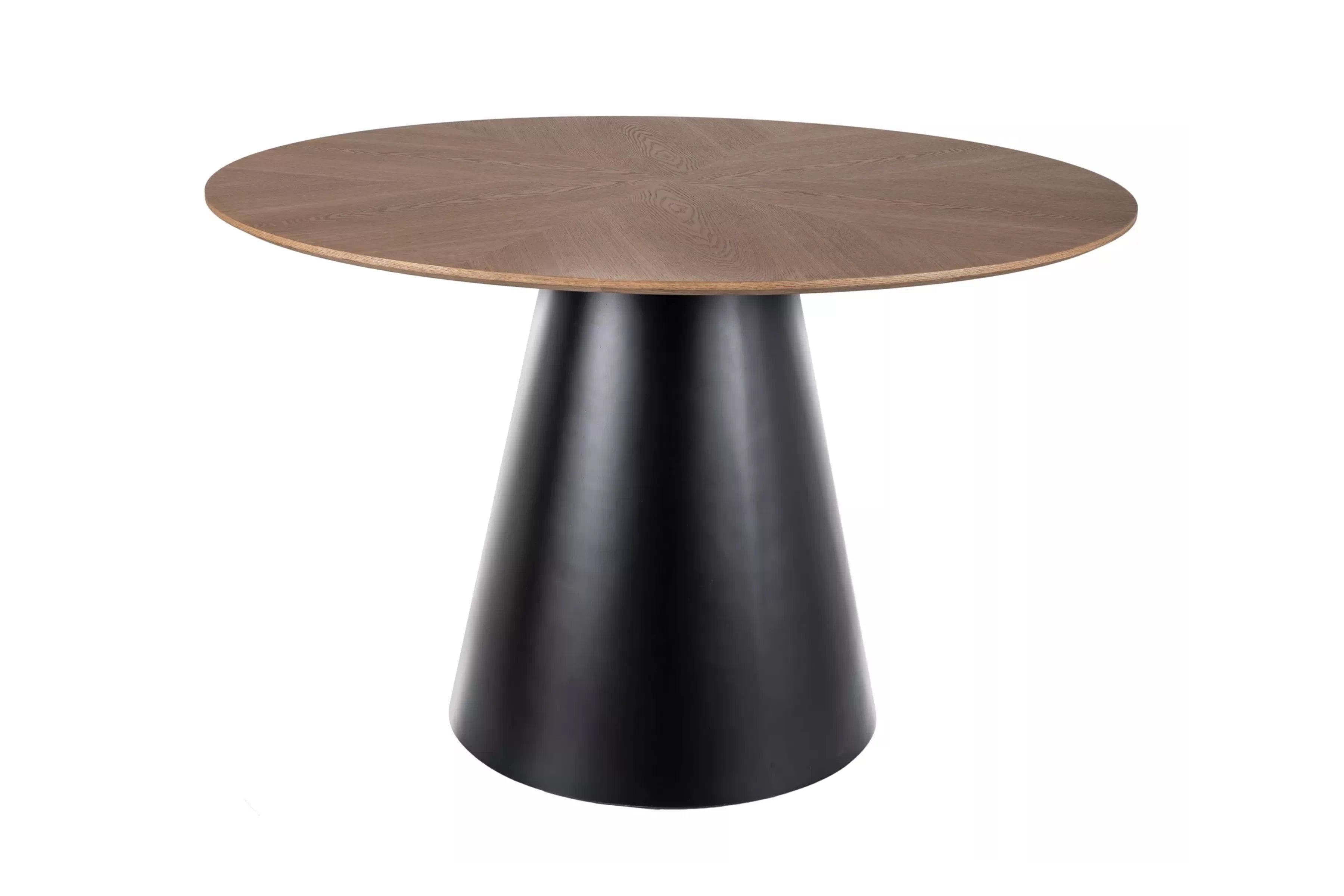 Okrúhly stôl Lureno 120 cm - prírodný dub / čierny Stôl okragly Lureno 120 cm - Dub / Čierny