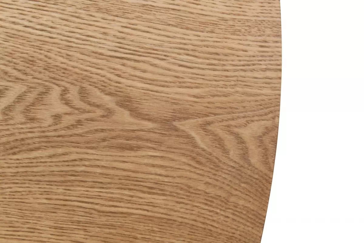 Okrúhly stôl Lureno 120 cm - prírodný dub / čierny Stôl okragly Lureno 120 cm - Dub / Čierny