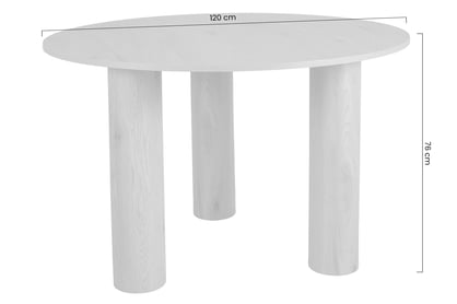 Okrúhly stôl Sorvian 120 cm - dub Stôl okragly Montana 120 cm - Dub 