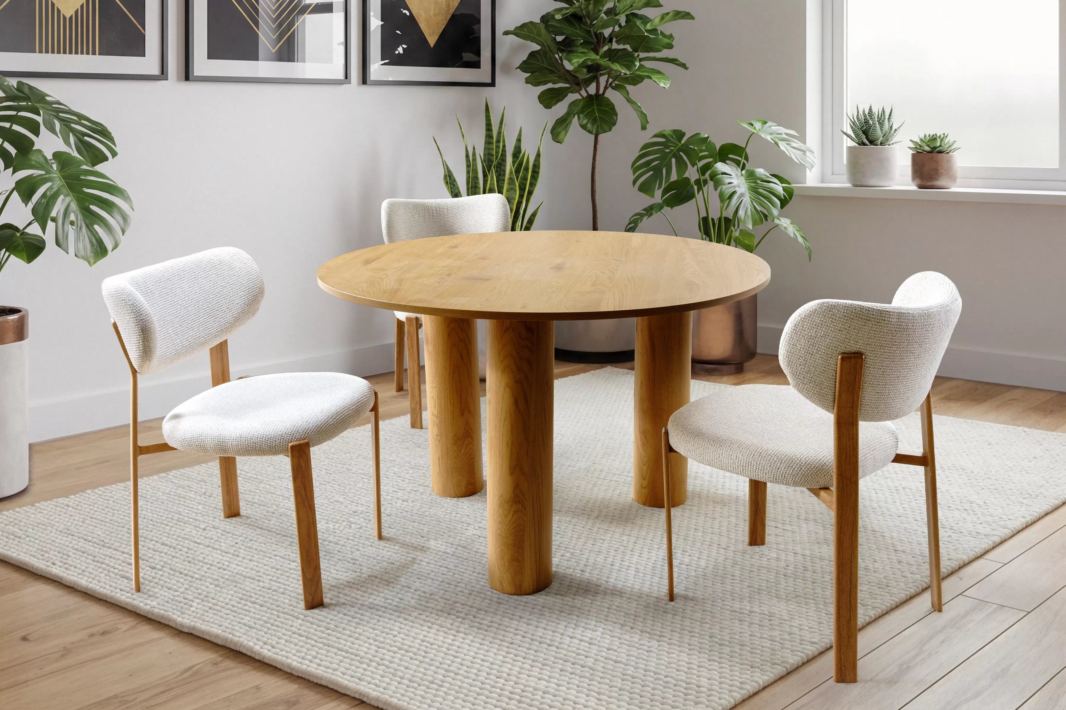 Okrúhly stôl Sorvian 120 cm - dub Stôl okragly Montana 120 cm - Dub 