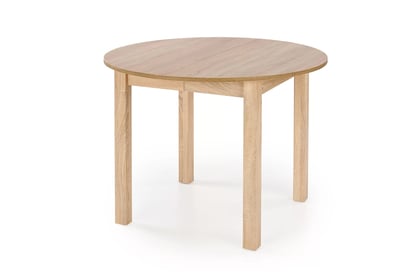 Okrúhly rozkladací stôl Neryt 102-142x102 cm - dub artisan