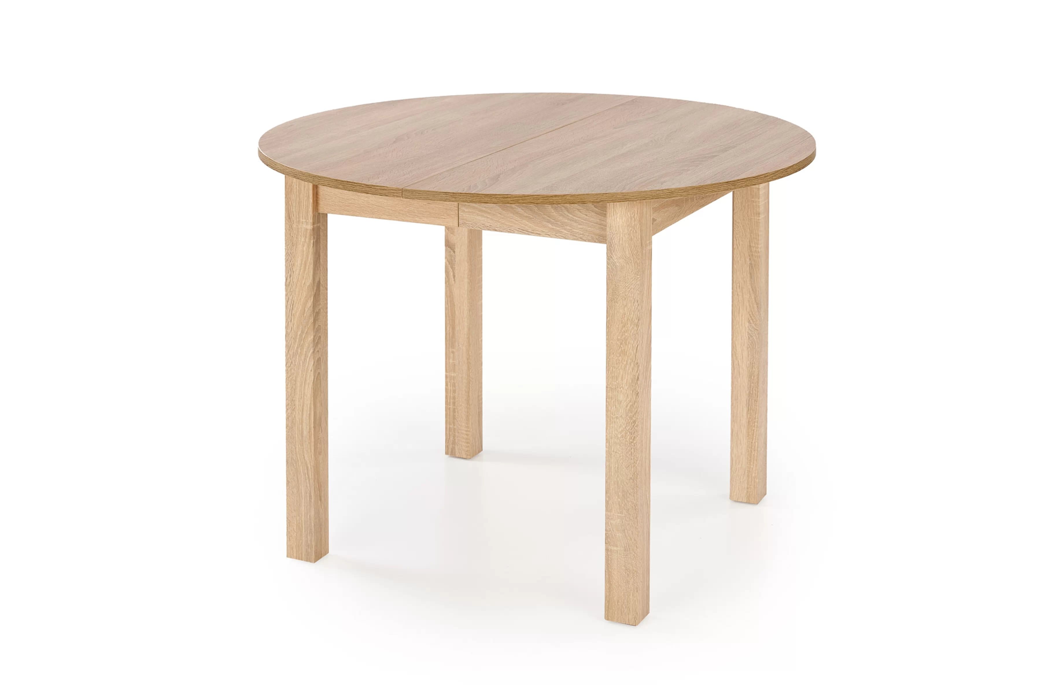 Okrúhly rozkladací stôl Neryt 102-142x102 cm - dub artisan Stôl okragly Neryt 102-142x102 cm rozkladany - Dub artisan