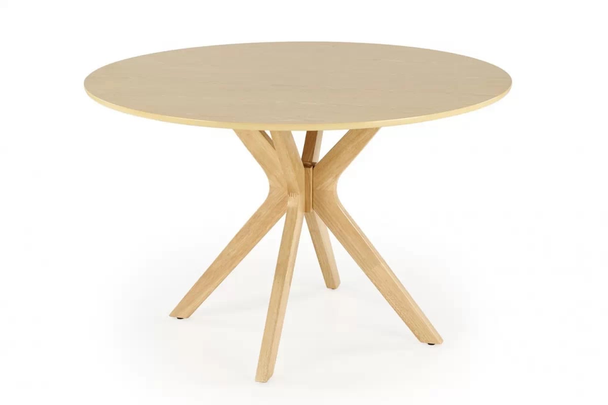 Okrúhly stôl Lorano 120 cm - prírodný dub stôl okragly Nicolas 120 cm - Dub prírodné