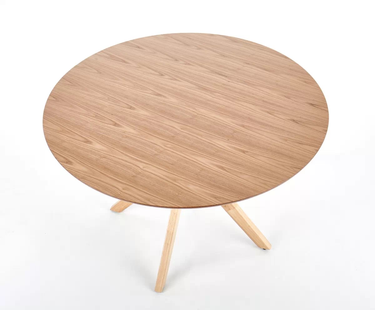 Okrúhly stôl Lorano 120 cm - prírodný dub Stôl okrúhly nicolas - Dub prírodné