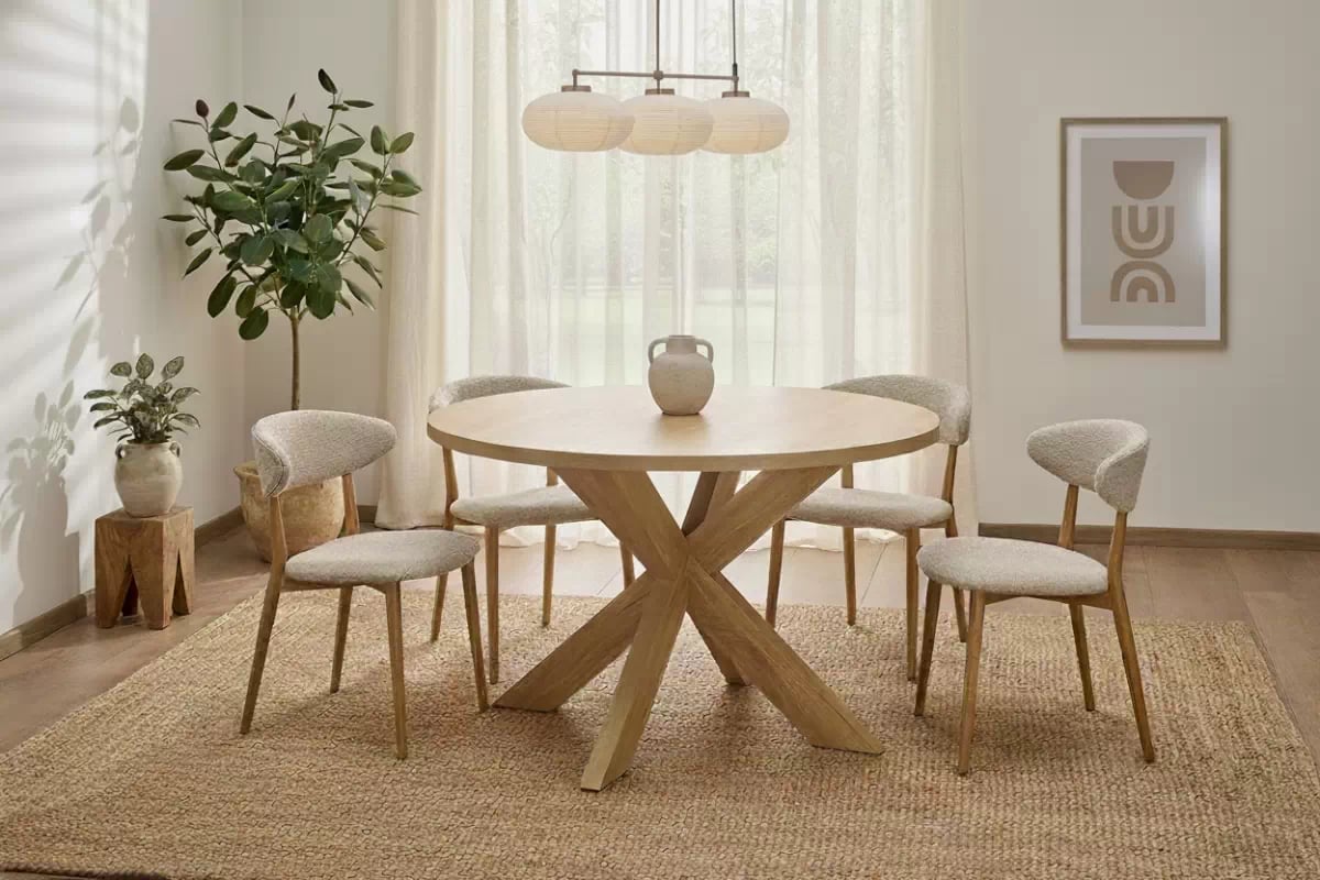 Kulatý stůl Orleno 120x75 cm - přírodní dub Stůl okragly Orleno 120x75 cm - dub přírodní