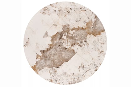 Okrúhly stôl Orvane 120 cm - béžový mramor / orech Stôl okragly Orvane 120 cm - béžový mramor / Orech 