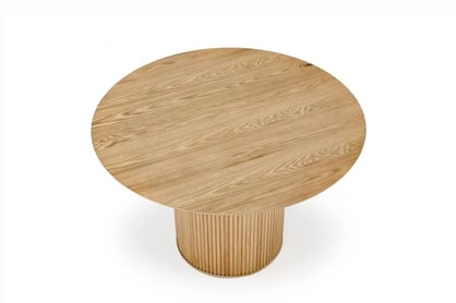 Kulatý stůl Rodlin 120 cm - přírodní dub Stůl okragly Rodlin 120 cm - dub přírodní