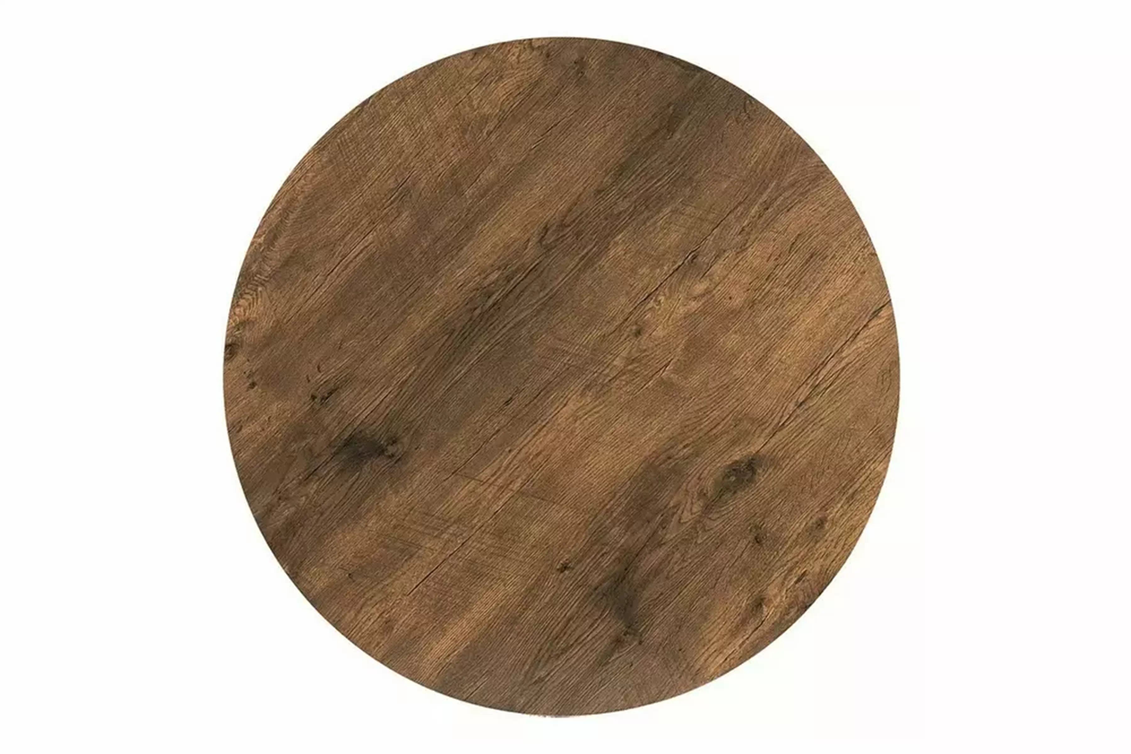 Okrúhly stôl Solmira 90 cm - orech / čierne nohy Stôl okragly Solmira 90 cm - Orech / čierny nožičky