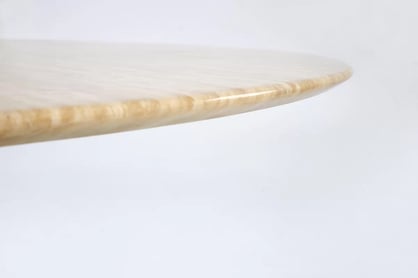 Stôl okragly Solvori 120 cm - Travertín / Orech Stôl okragly Solvori 120 cm - Travertín / Orech