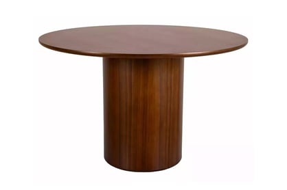 Okrúhly stôl Vensaro 120 cm - tmavý orech