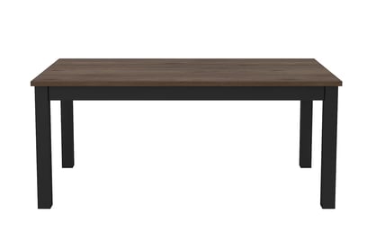 stôl do jedálne Olin 94 - 180x95 cm - Orech okapi / Čierny - Koncovka Série