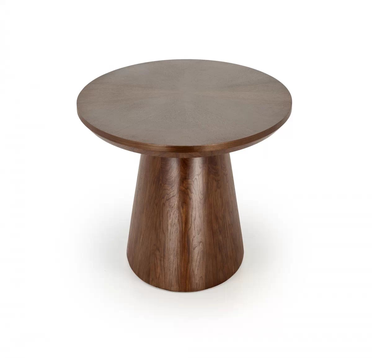 Oválny stôl Lunver a 4 stoličky Fioren - orech / popolavý šenil Aragon 97 / orech Stôl owalny Lunver z czterema krzeslami tapicerowanymi Fioren - Orech / Popolový šenil Aragon 97 / Orech 