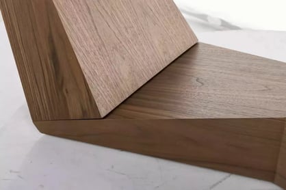 Rozkladací obdĺžnikový stôl Naxira 200-250x98 cm - čierny mramor / orech Stôl prostokatny Naxira 200-250x98 cm rozkladany - Čierny mramor / Orech 