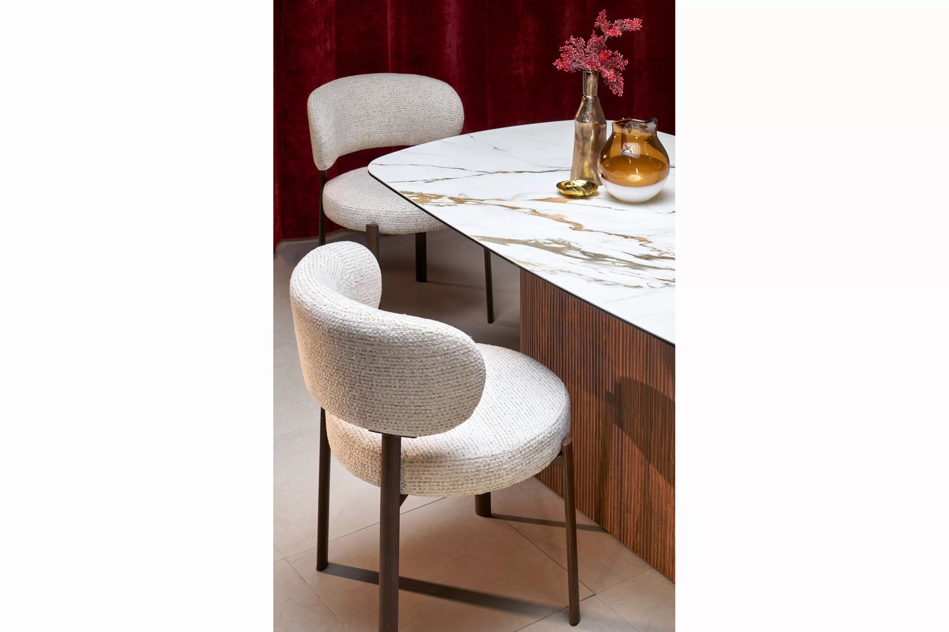 Biely rozkladací stôl Virex 200-300x100 cm - mramor a orech Stôl prostokatny Virex 200-300x100 cm rozkladany - Biely mramor / Orech