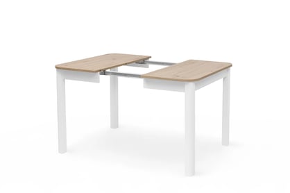 Rozkladací stôl Biatro 90 -130x90 cm - dub artisan / biela Stôl rozkladany Biatro 90-130x90 cm - Dub artisan / Biely
