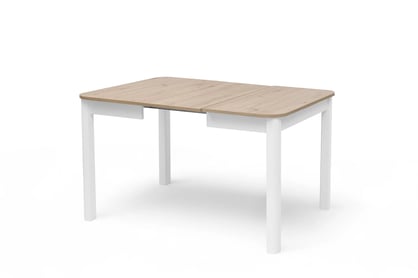Rozkladací stôl Biatro 90 -130x90 cm - dub artisan / biela Stôl rozkladany Biatro 90-130x90 cm - Dub artisan / Biely