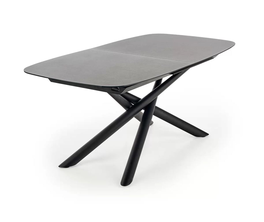 Masă pliabilă Capello 180-240 cm - gri închis / negru stůl pliere capello - tmavý popel / negru