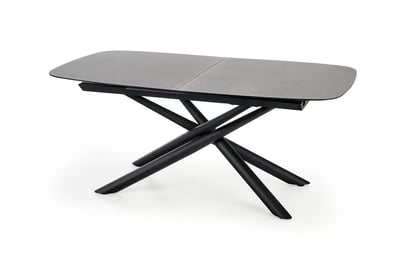 Masă pliabilă Capello 180-240 cm - gri închis / negru stůl pliere capello - tmavý popel / negru