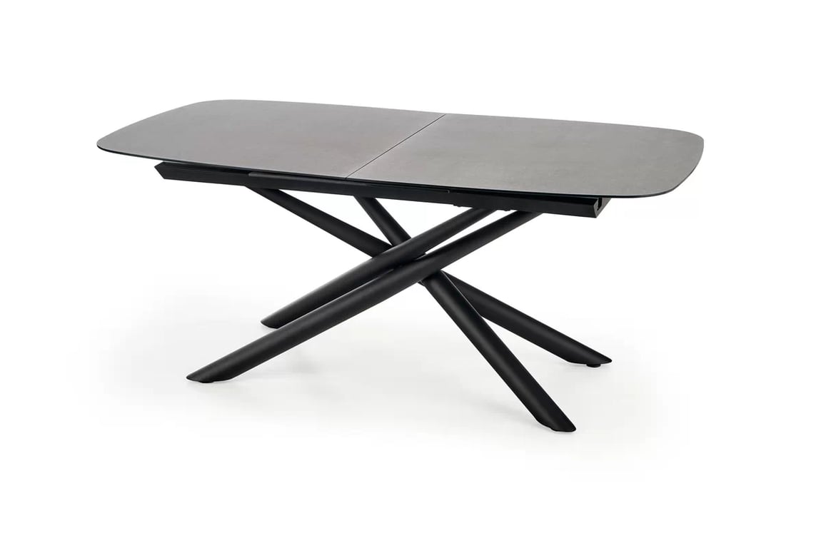 Masă pliabilă Capello 180-240 cm - gri închis / negru stůl pliere capello - tmavý popel / negru