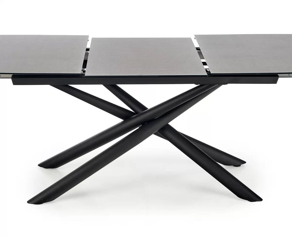 Masă pliabilă Capello 180-240 cm - gri închis / negru stůl pliere capello - tmavý popel / negru