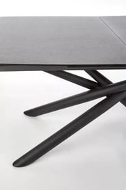 Masă pliabilă Capello 180-240 cm - gri închis / negru stůl pliere capello - tmavý popel / negru