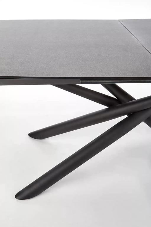 Masă pliabilă Capello 180-240 cm - gri închis / negru stůl pliere capello - tmavý popel / negru