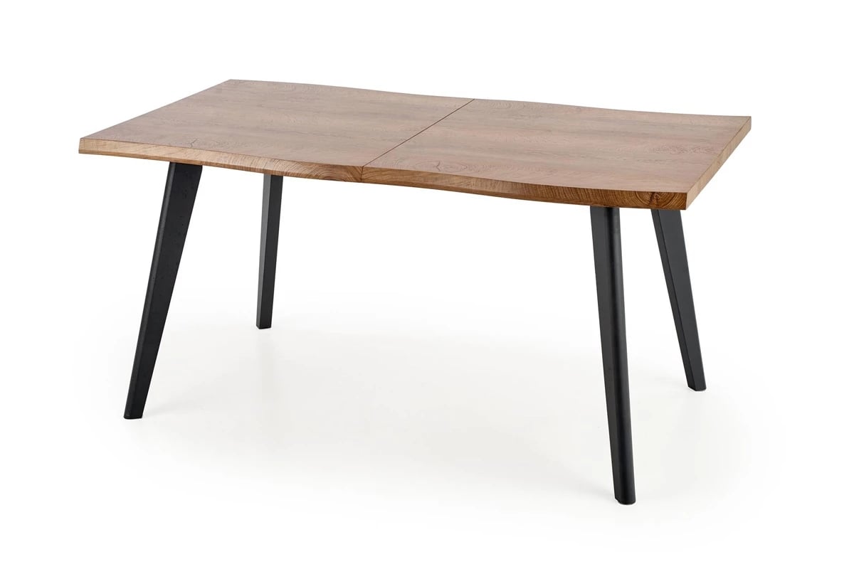 Rozkladací stôl Sanvi 150-210x90 cm - prírodný dub / čierna Stôl do kuchni