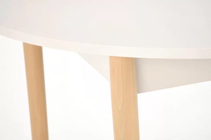 Rozkladací jedálenský stôl Elaris 102-142x102 cm - kašmír / dub prírodný Stôl rozkladany Elaris 102-142x102 cm kašmír / prírodné 
