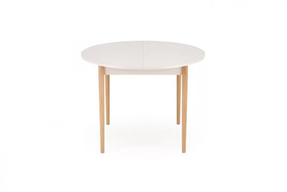 Rozkládací jídelní stůl Elaris - 102-142x102 cm - kašmír / dub natural