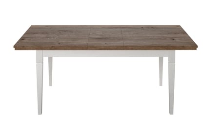 Rozkládací jídelní stůl Evora 92 - 160-240x90 cm - abisko ash / dub lefkas stůl provensálský