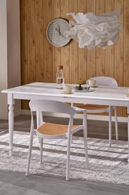 Rozkladací stôl Larco 160-200x90 cm - biely Stôl rozkladany Larco 160-200 x 90 cm - Biely
