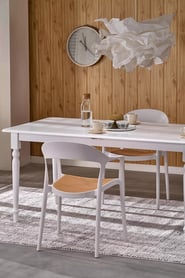 Rozkladací stôl Larco 160-200x90 cm - biely Stôl rozkladany larco 160-200 x 90 cm - Biely