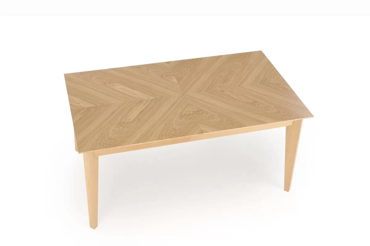 Rozkládací jídelní stůl Liroden 160-240x90 cm dřevěný - přírodní dub Stůl rozkladany Liroden 160-240x90 cm dřevo - dub přírodní