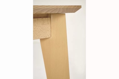 Rozkládací jídelní stůl Liroden 160-240x90 cm dřevěný - přírodní dub Stůl rozkladany Liroden 160-240x90 cm dřevo - dub přírodní