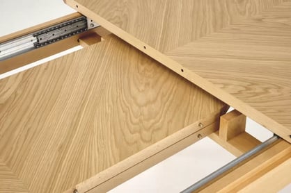 Rozkládací jídelní stůl Liroden 160-240x90 cm dřevěný - přírodní dub Stůl rozkladany Liroden 160-240x90 cm dřevo - dub přírodní