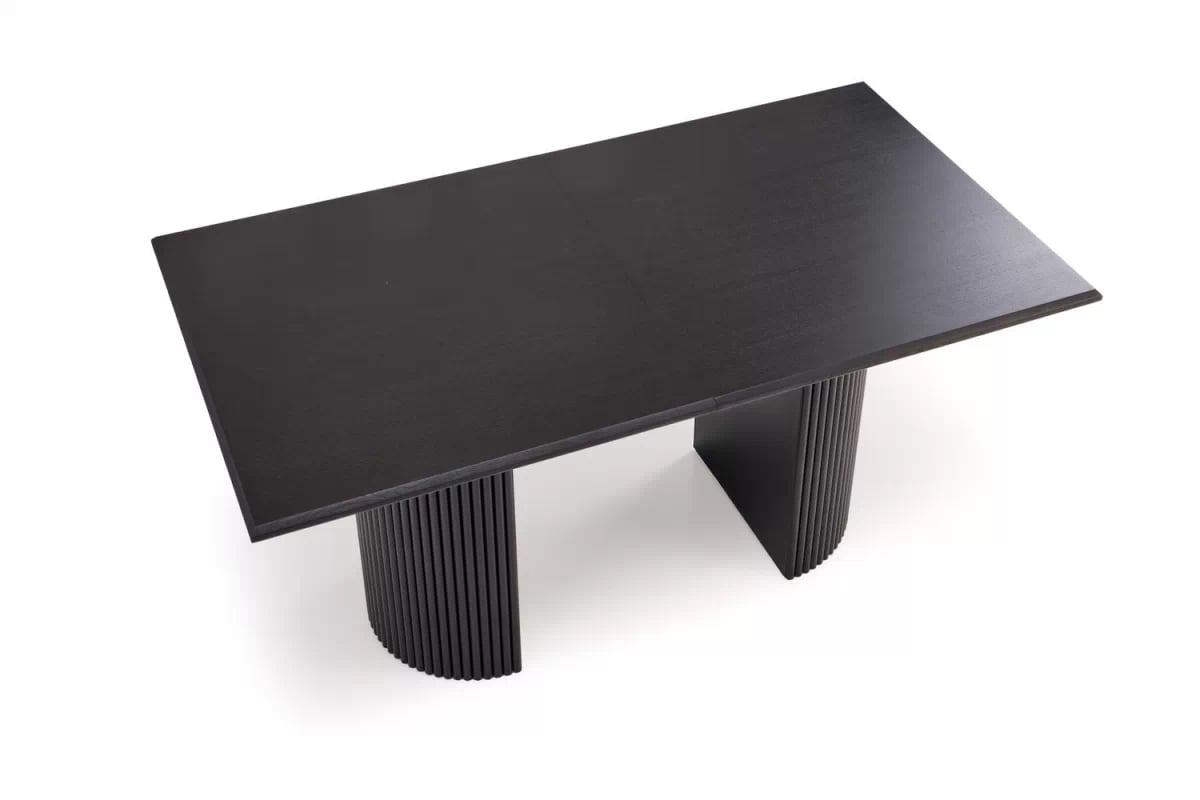 Rozkladací jedálenský stôl Lorero 160-250x90 cm - prírodný dub / čierny Stôl rozkladany Lorero 160-250x90 cm - Dub prírodné / Čierny