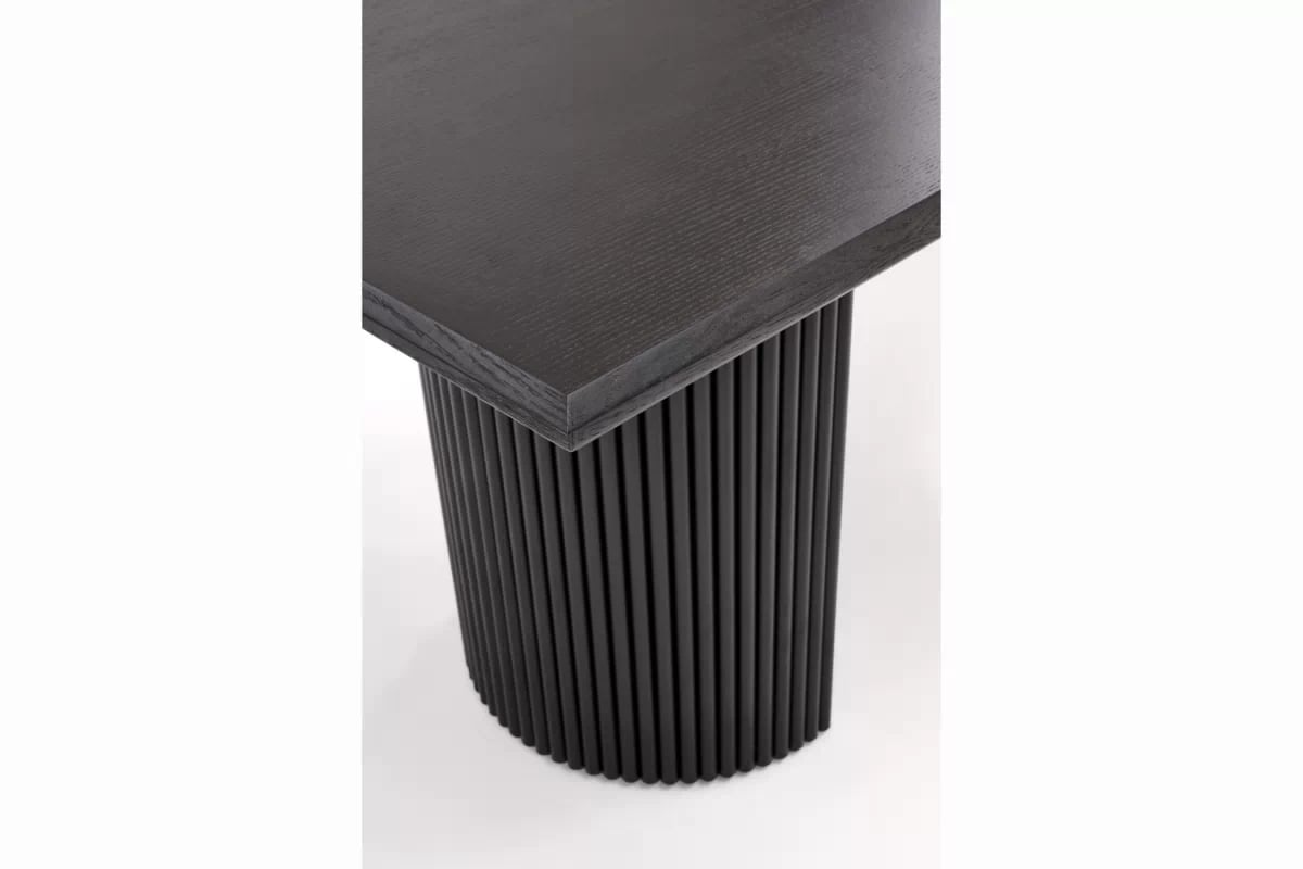 Rozkladací jedálenský stôl Lorero 160-250x90 cm - prírodný dub / čierny Stôl rozkladany Lorero 160-250x90 cm - Dub prírodné / Čierny