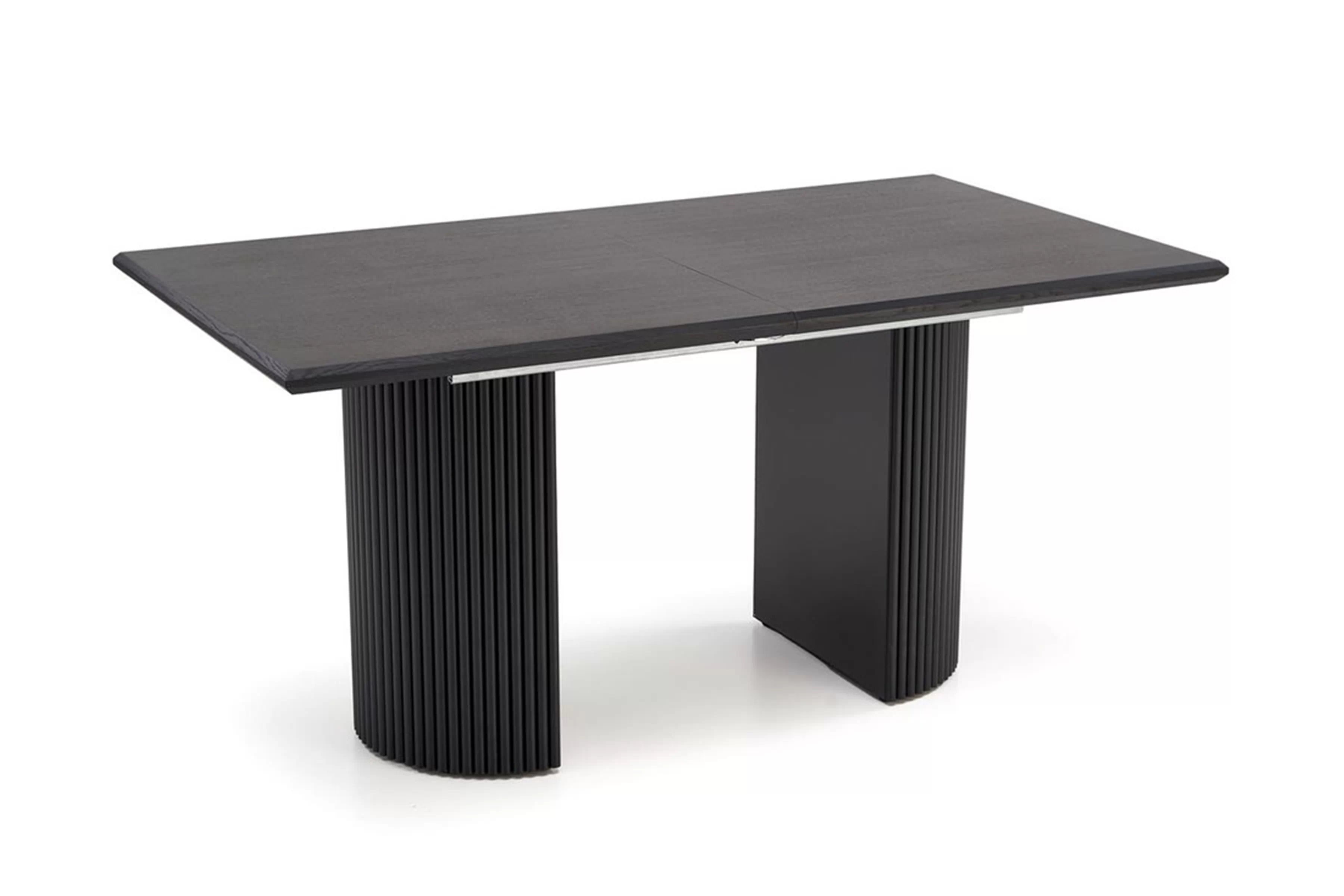 Rozkladací jedálenský stôl Lorero 160-250x90 cm - prírodný dub / čierny Stôl rozkladany Lorero 160-250x90 cm - Dub prírodné / Čierny