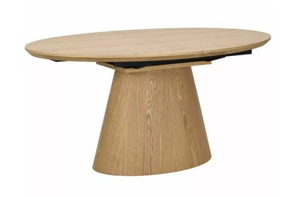 Rozkládací stůl Lurta 160-200x90 cm keramický - přírodní dub