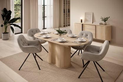 Rozkladací stôl Luvio 180-220x90 cm - dub cremona Stôl rozkladany Luvio 180-220 x 90 cm - Dub cremona
