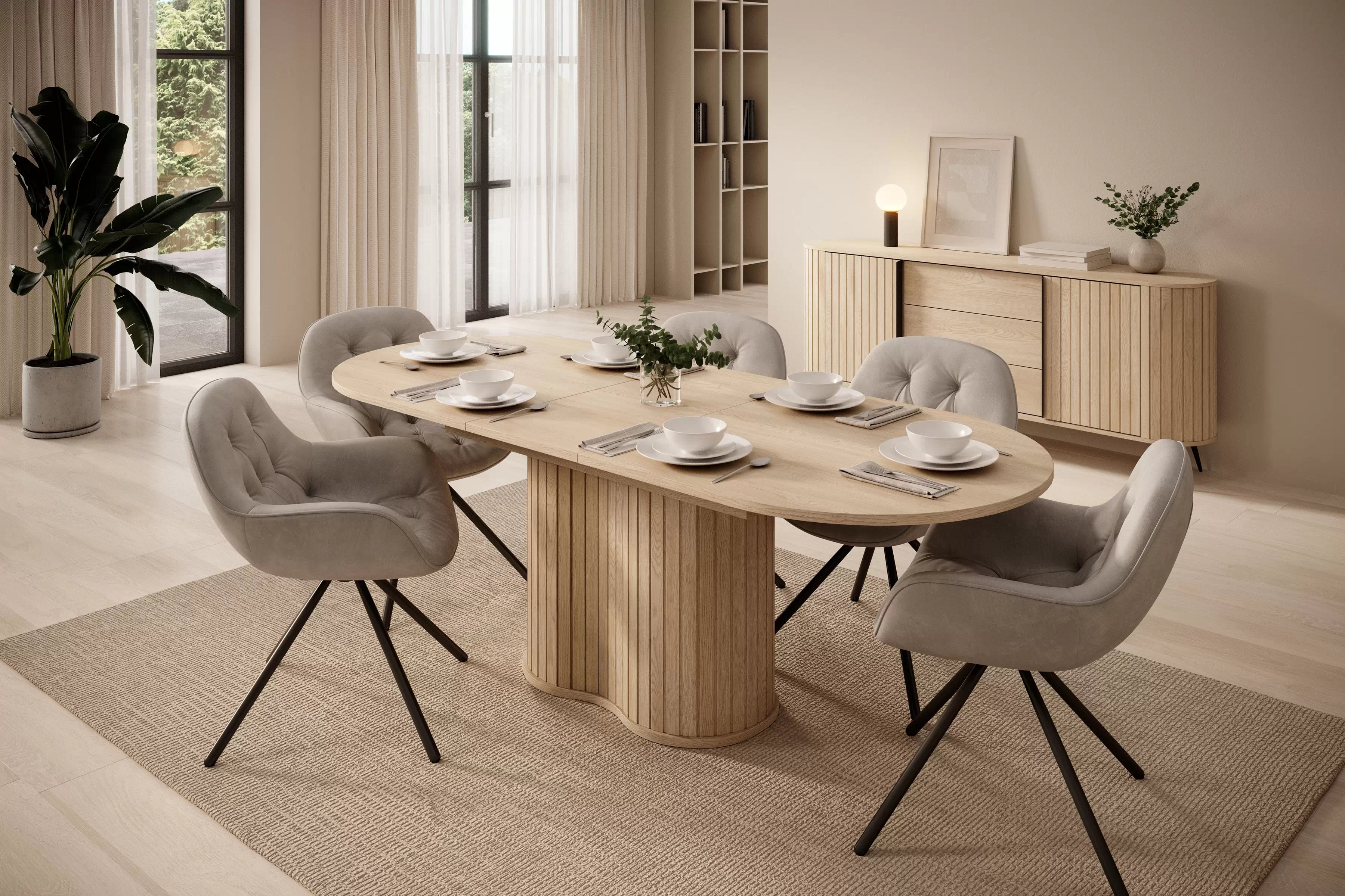 Rozkladací stôl Luvio 180-220x90 cm - dub cremona Stôl rozkladany Luvio 180-220 x 90 cm - Dub cremona