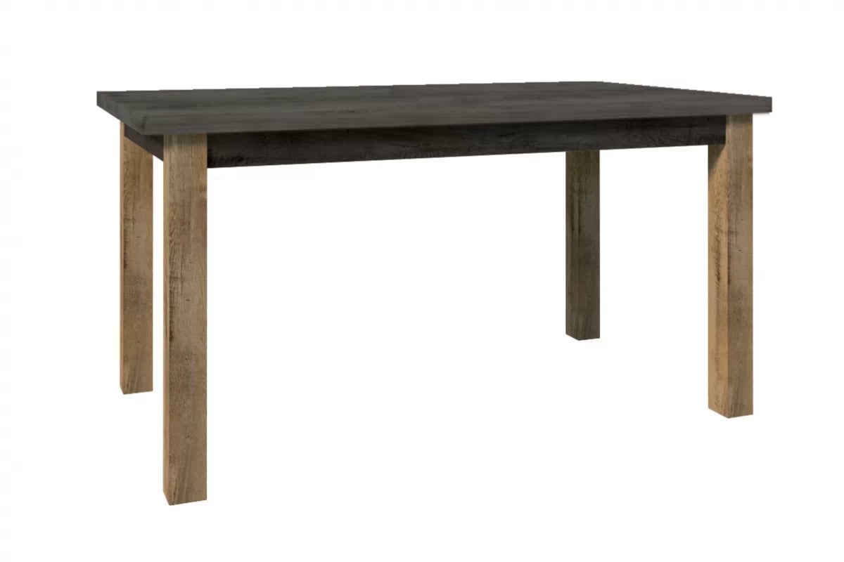 Stôl rozkladany Montana 160-203x90 cm - smooth grey/Dub Lefkas - Koncovka Série stôl rozkladany Montana 160-203x90 cm - smooth grey/Dub Lefkas