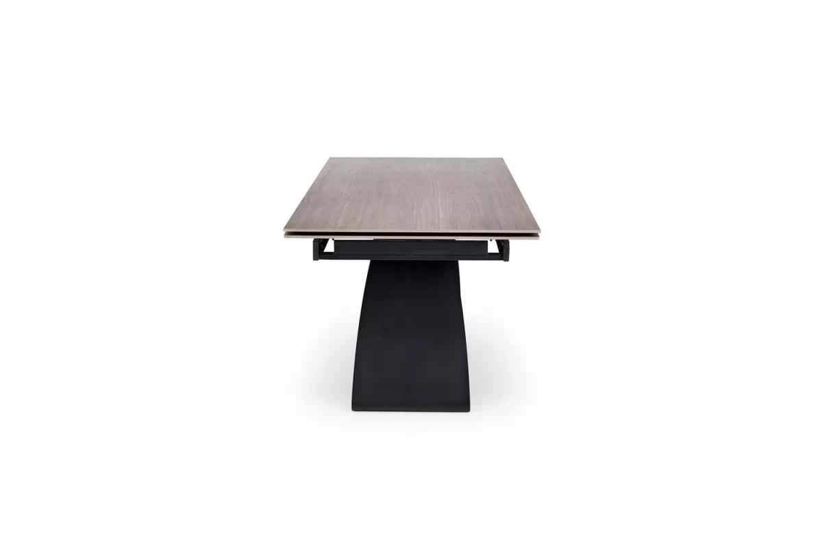 Rozkládací stůl Morvian 180-260x90 cm - ořech / černá Stůl rozkladany Morvian 180-260x90 cm - ořech / černá