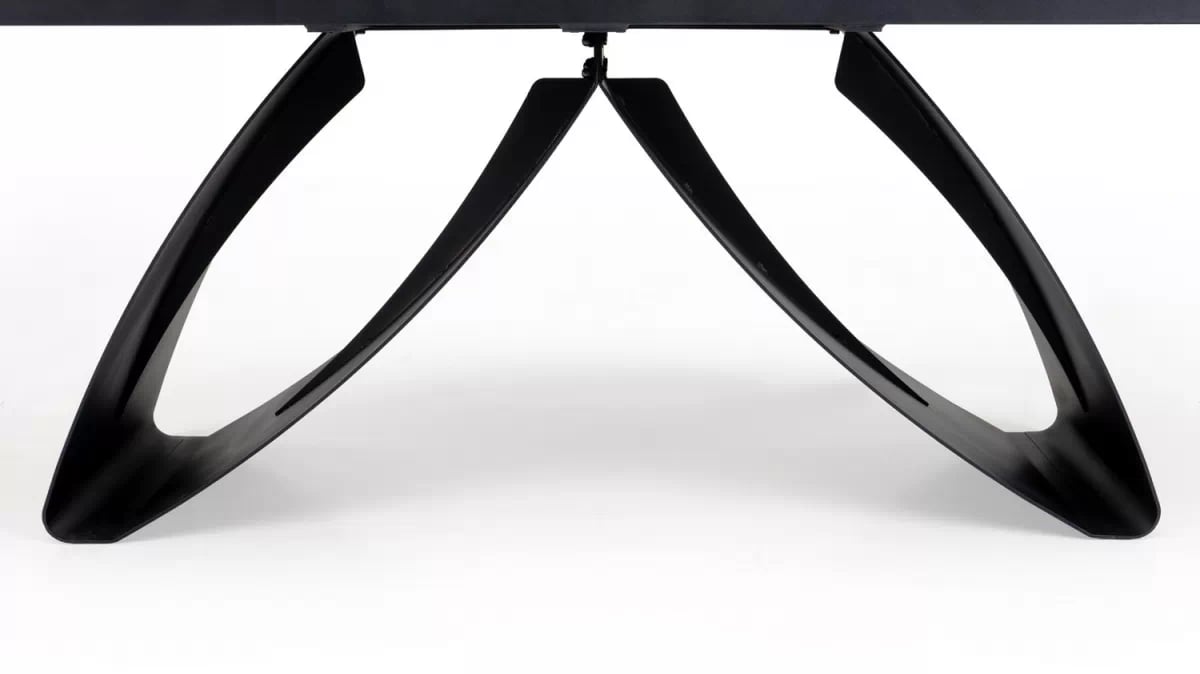 Rozkládací stůl Morvian 180-260x90 cm - ořech / černá Stůl rozkladany Morvian 180-260x90 cm - ořech / černá