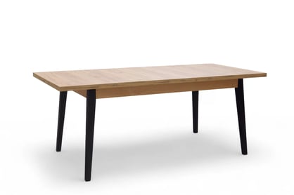 Stůl rozkladany Paris 120-160x80 cm - dub craft / černé nožičky  Stůl rozkladany Paris 120-160x80 cm - dub craft / černé nožičky