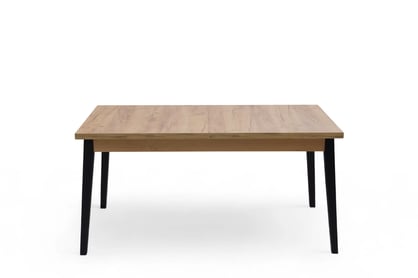 Stůl rozkladany Paris 120-160x80 cm - dub craft / černé nožičky  Stůl rozkladany Paris 120-160x80 cm - dub craft / černé nožičky