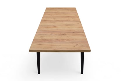 Stůl rozkladany Paris 120-160x80 cm - dub craft / černé nožičky  Stůl rozkladany Paris 120-160x80 cm - dub craft / černé nožičky