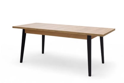 Stůl rozkladany Paris 120-160x80 cm - dub craft / černé nožičky  Stůl rozkladany Paris 120-160x80 cm - dub craft / černé nožičky